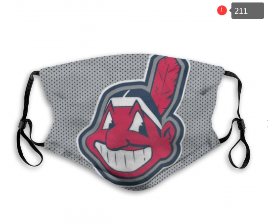 MLB Cleveland Indians Dust mask with filter-0